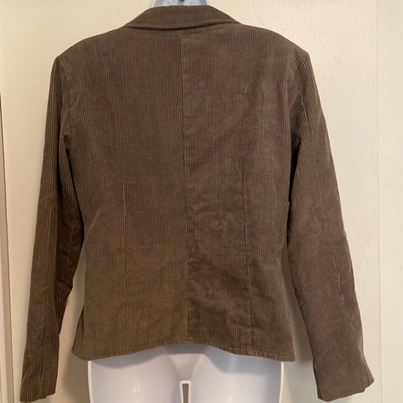 Grazia Corduroy Beaded Button Front Blazer - Picture 5 of 7